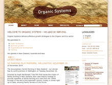 Tablet Screenshot of organicsystems.co.nz